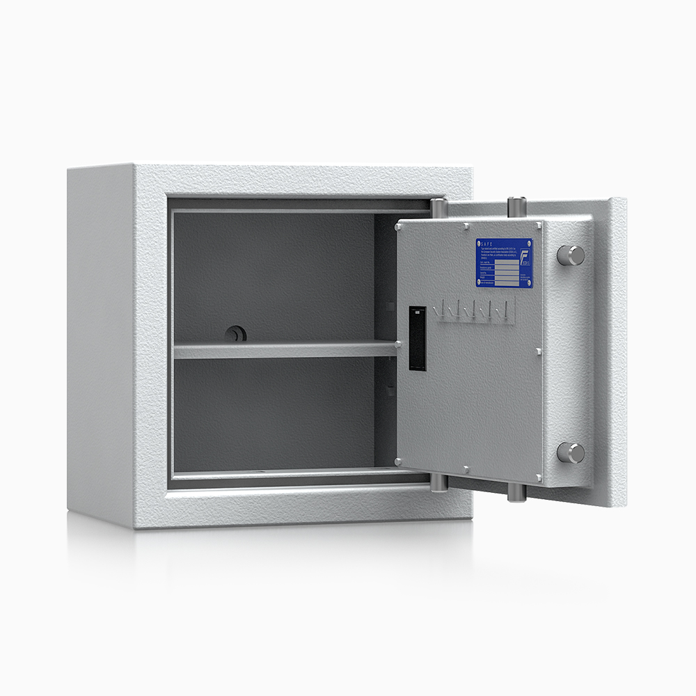 Wertschutzschrank save4ever I - 0 / 400x400x270 / 39kg / 402000 Klasse 1 nach EN 1143-1 - ECB•S / RAL7024 / Elektronik STELLAR Basic  / 