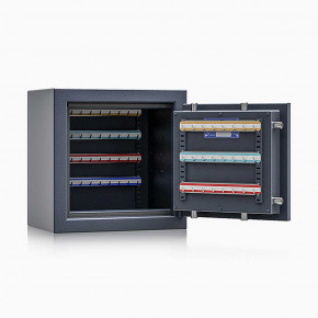 Schlüsseltresor safe4key I - Größe 1 / 400x400x270 / 64 Haken / 42kg / 157001 DIN R / Klasse 1  EN 1143-1, ECB•S / RAL7024