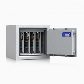 Schlüsseltresor safe4key I - Größe 2 / 400x420x420 / 160 Haken / 67kg / 157002 DIN R / Klasse 1  EN 1143-1, ECB•S / RAL7035