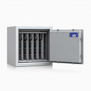 Schlüsseltresor safe4key I - Größe 3 / 500x500x420 / 280 Haken / 88kg / 157004  / Klasse 1  EN 1143-1, ECB•S / RAL7035 / Elektronik STELLAR Basic 