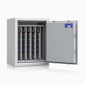 Schlüsseltresor safe4key I - Größe 4 / 650x500x420 / 440 Haken / 107kg / 157006 DIN R / Klasse 1  EN 1143-1, ECB•S / RAL7035