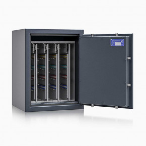 Schlüsseltresor safe4key I - Größe 4 / 650x500x420 / 192 Haken / 107kg / 157008 DIN R / Klasse 1  EN 1143-1, ECB•S / RAL7024