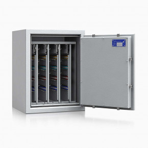 Schlüsseltresor safe4key I - Größe 4 / 650x500x420 / 192 Haken / 107kg / 157008  / Klasse 1  EN 1143-1, ECB•S / RAL7035 / Elektronik STELLAR Basic 