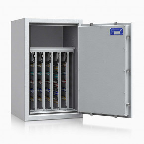 Schlüsseltresor safe4key I - Größe 5 / 800x500x420 / 440 Haken / 1 Fachboden / 122kg / 157010 DIN R / Klasse 1  EN 1143-1, ECB•S / RAL7035