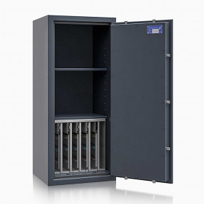 Schlüsseltresor safe4key I - Größe 7 / 1150x500x420 / 280 Haken / 2 Fachböden / 152kg / 157018  / Klasse 1  EN 1143-1, ECB•S / RAL7024 / Elektronik STELLAR  Basic 