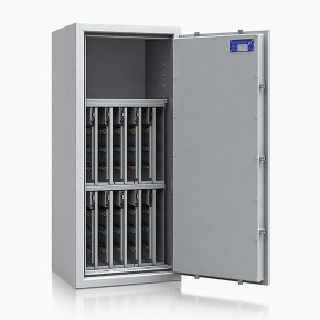 Schlüsseltresor safe4key I - Größe 7 / 1150x500x420 / 560 Haken / 1 Fachboden / 169kg / 157019 DIN R / Klasse 1  EN 1143-1, ECB•S / RAL7035