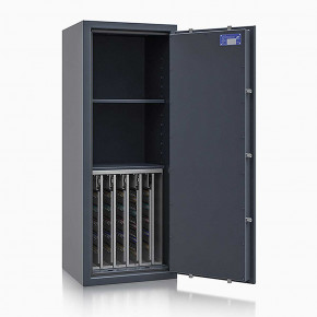 Schlüsseltresor safe4key I - Größe 8 / 1300x500x420 / 440 Haken / 2 Fachböden / 172kg / 157022 DIN R / Klasse 1  EN 1143-1, ECB•S / RAL7024