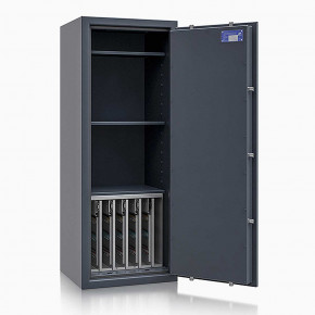 Schlüsseltresor safe4key I - Größe 8 / 1300x500x420 / 280 Haken / 3 Fachböden / 167kg / 157023 DIN R / Klasse 1  EN 1143-1, ECB•S / RAL7024