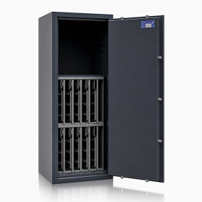 Schlüsseltresor safe4key I - Größe 8 / 1300x500x420 / 560 Haken / 1 Fachboden / 184kg / 157024 DIN R / Klasse 1  EN 1143-1, ECB•S / RAL7024