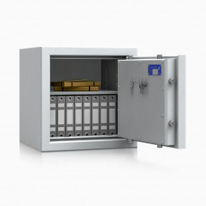 Wertschutzschrank save4ever III - 1 / 550x550x465 / 239kg / 419101 RAL7024 / Elektronik STELLAR  Basic  / Klasse 3 nach EN 1143-1 - ECB•S